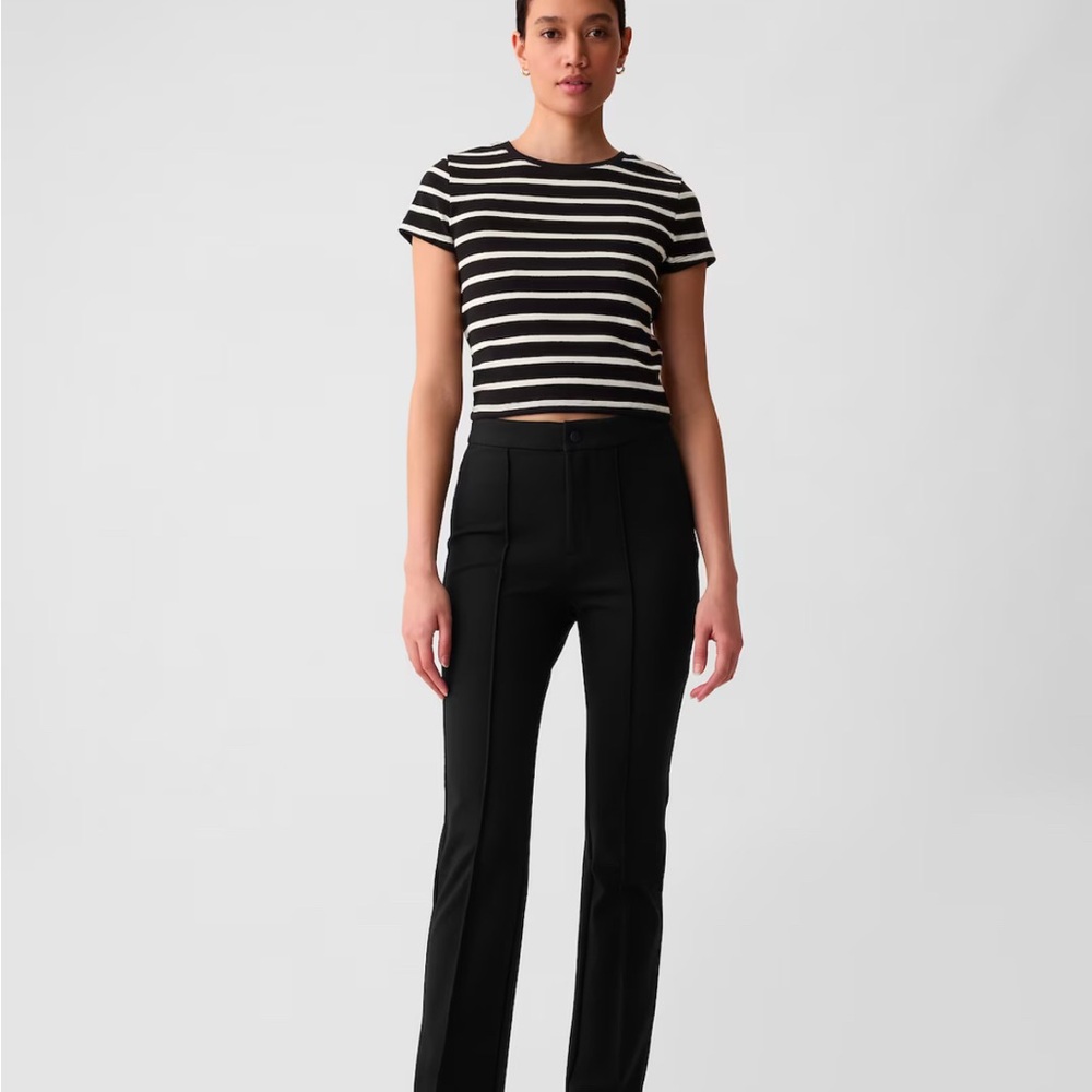 NWT GAP Mid Rise Ponte Crop Kick Pants~Size 6 TALL